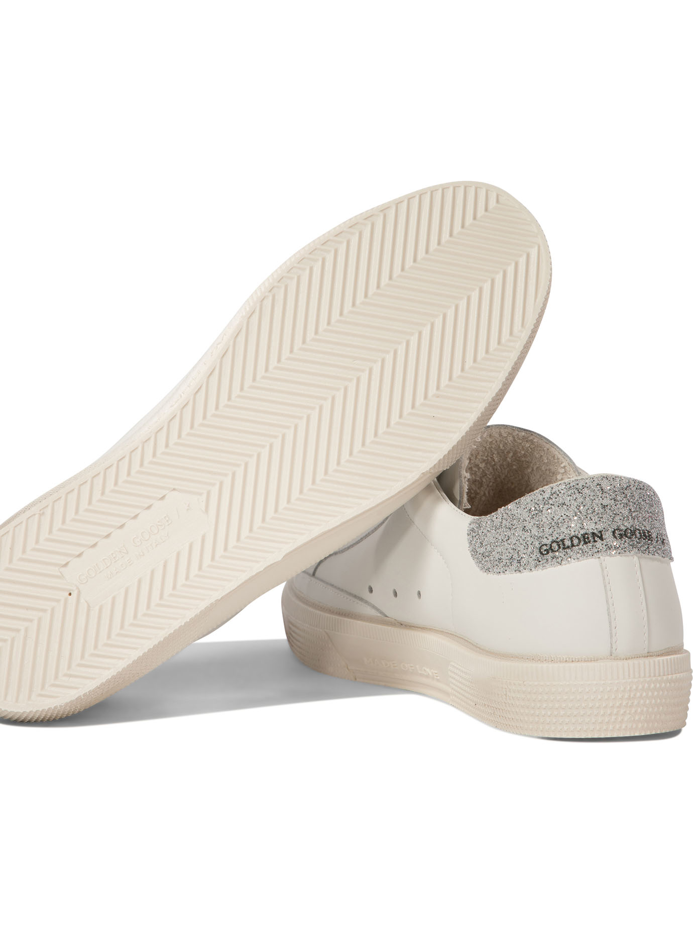 GOLDEN GOOSE KIDS White May sneakers